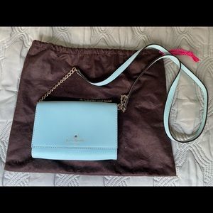 Kate Spade Blue Crossbody Wallet